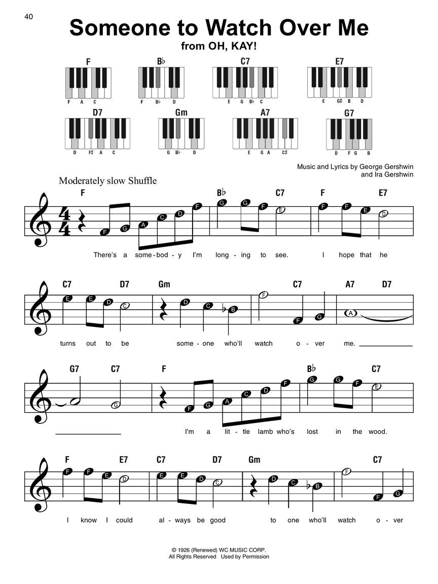 George Gershwin - Super Easy Piano Songbook