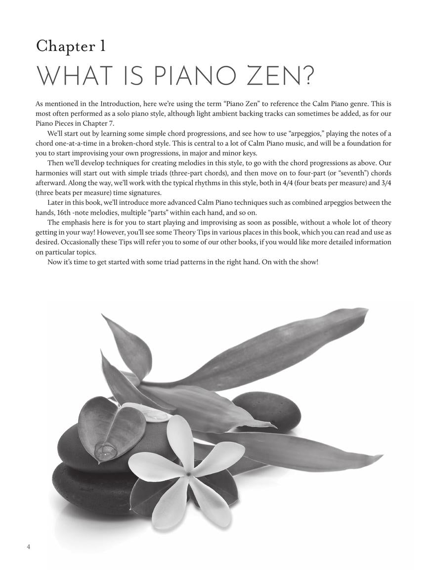 Piano Zen - The Art Of Playing Peaceful Music Book/Ola