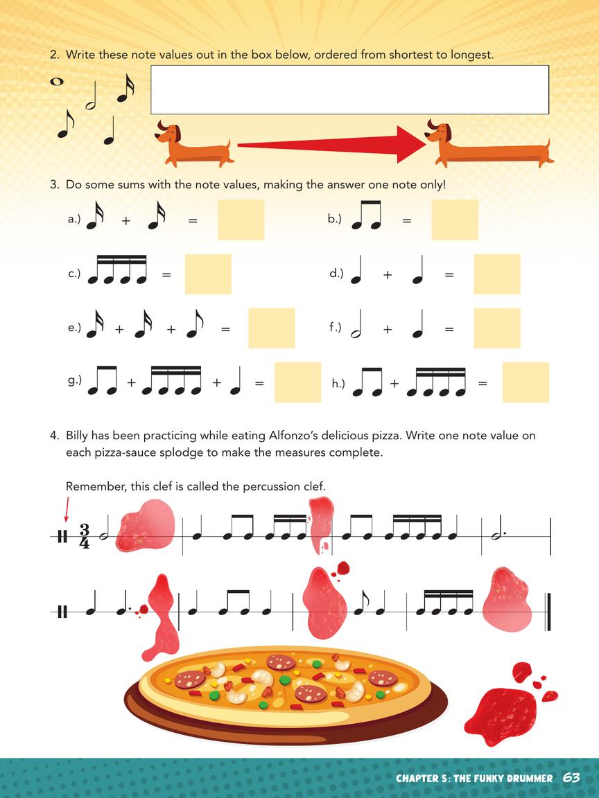 Music Theory for Kids Book - An Illustrated Guide for Heroic Beginners (Book/Olm)