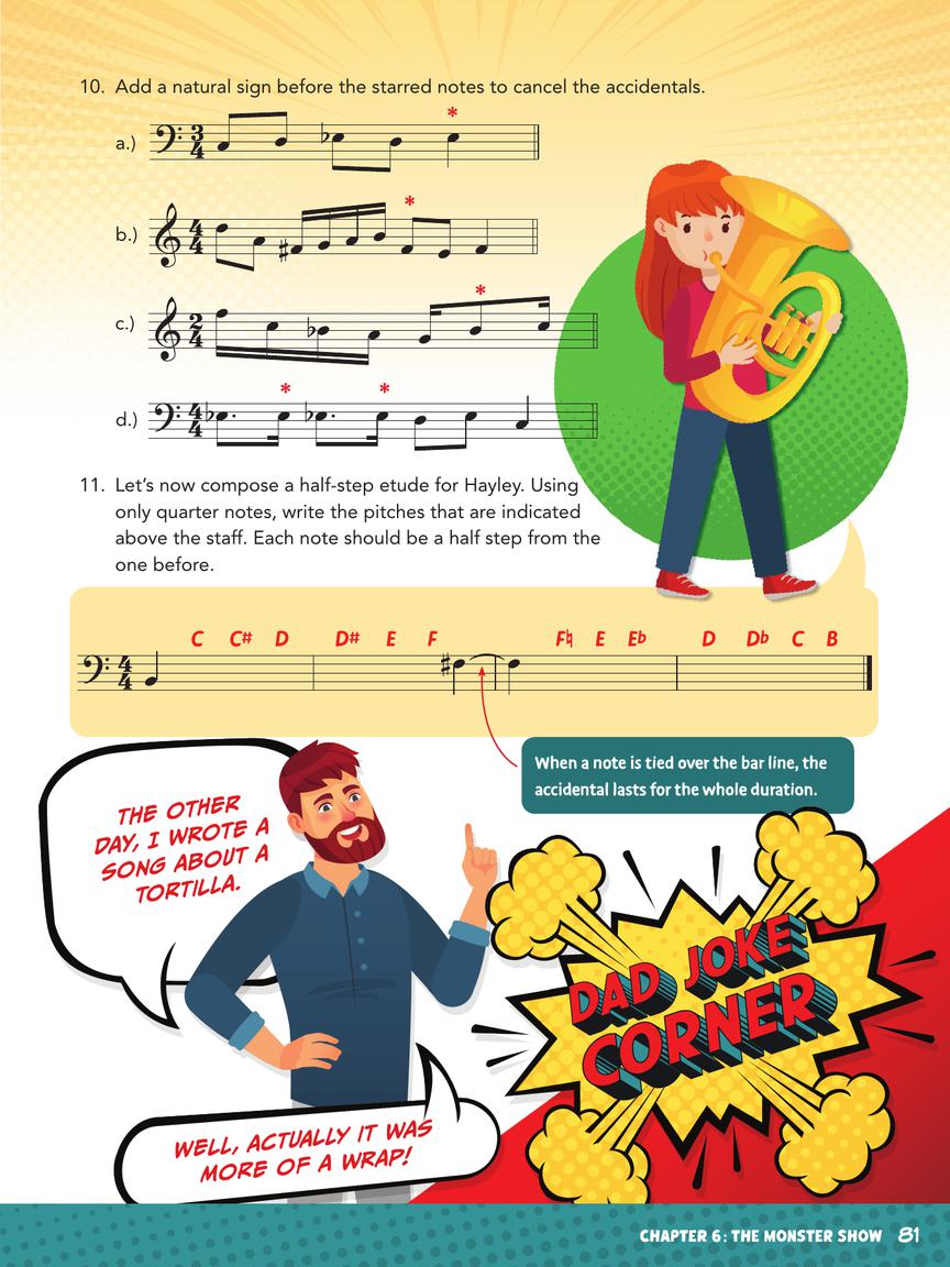 Music Theory for Kids Book - An Illustrated Guide for Heroic Beginners (Book/Olm)