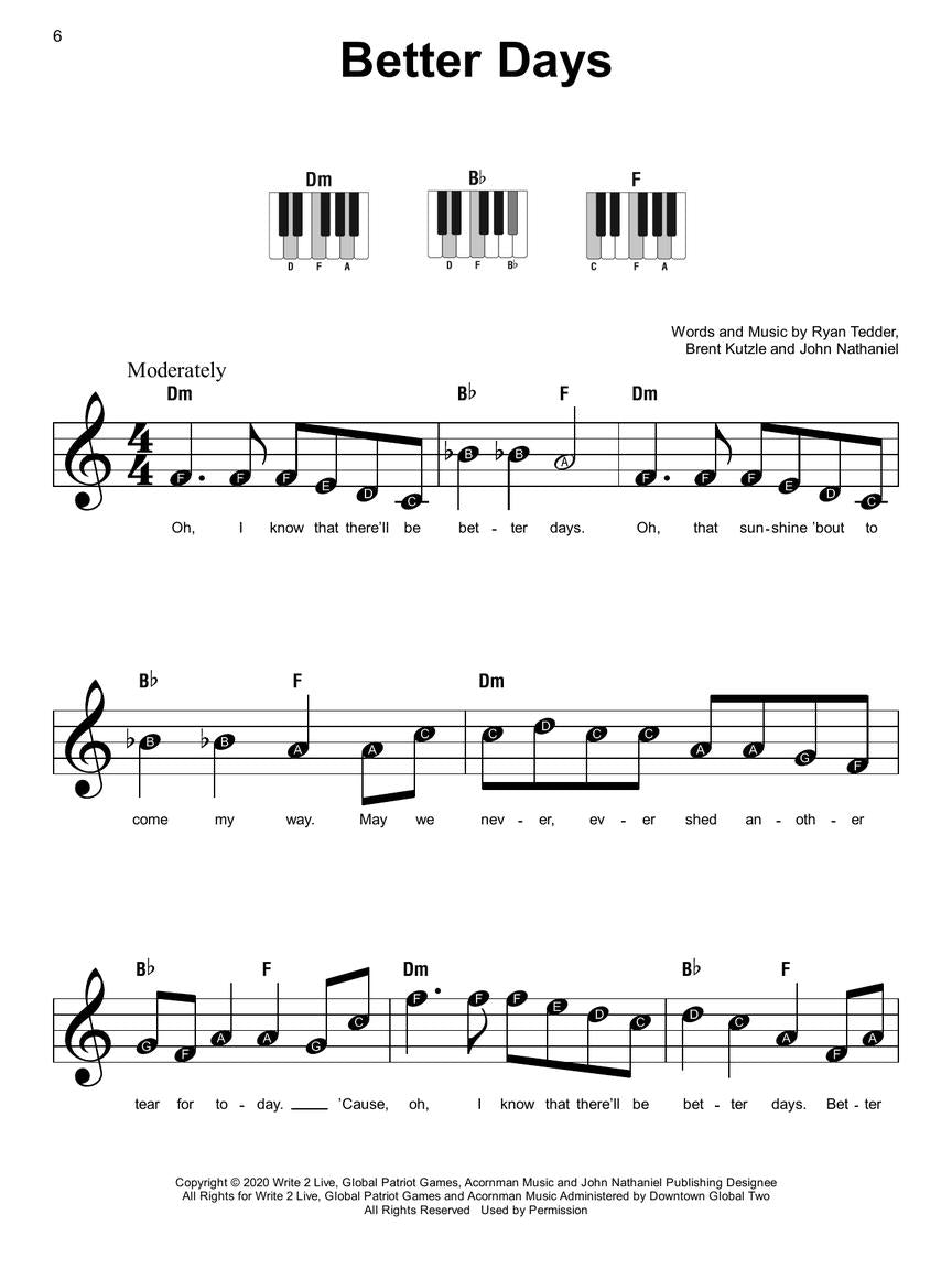 Lean On Me - Super Easy Piano Songbook