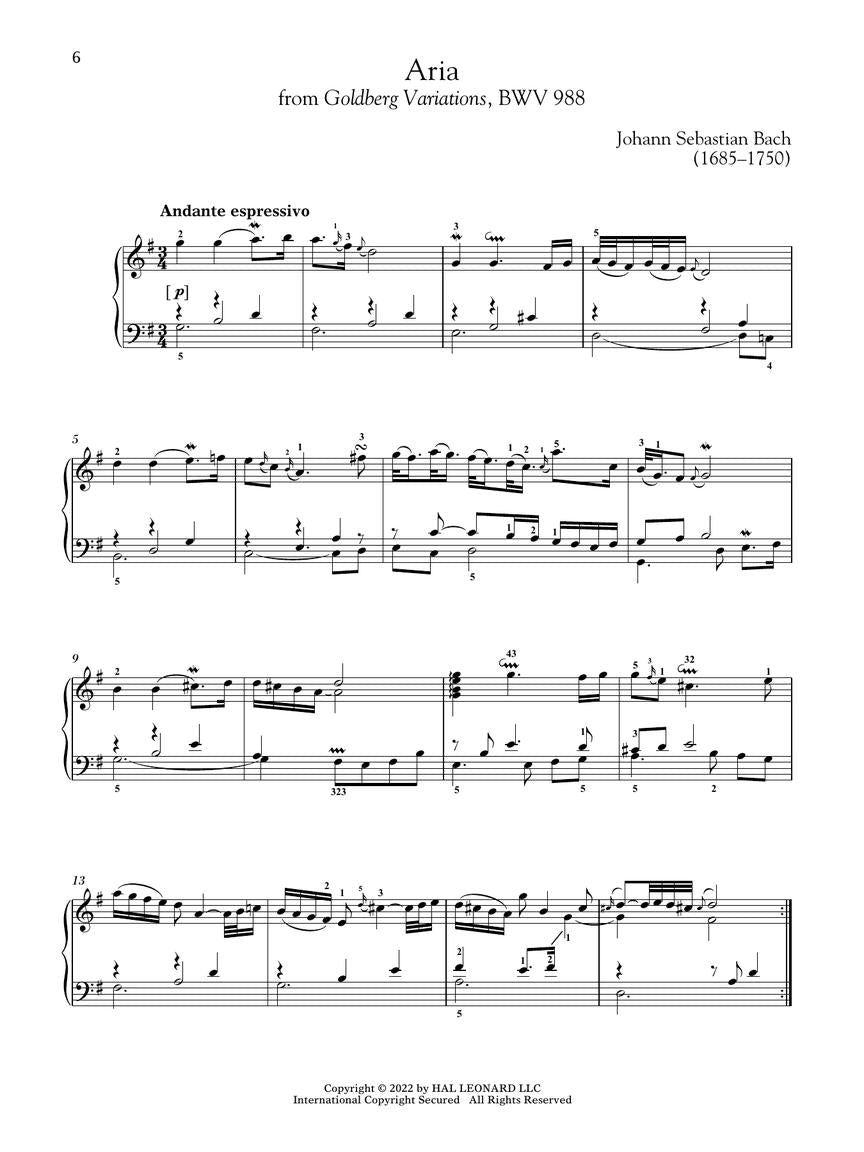 First 50 Bach Pieces You Should Play on the Piano Book