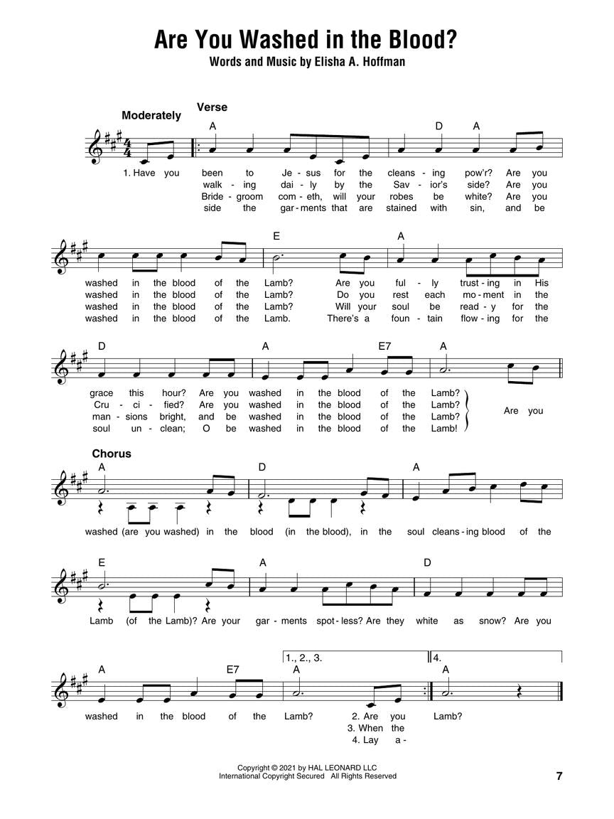 Gospel Songs & Hymns - Strum Together Book