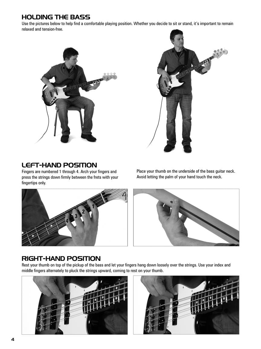 Hal Leonard Bass Tab Method - Book 1 & 2 Combo Edition (Books/Ola)