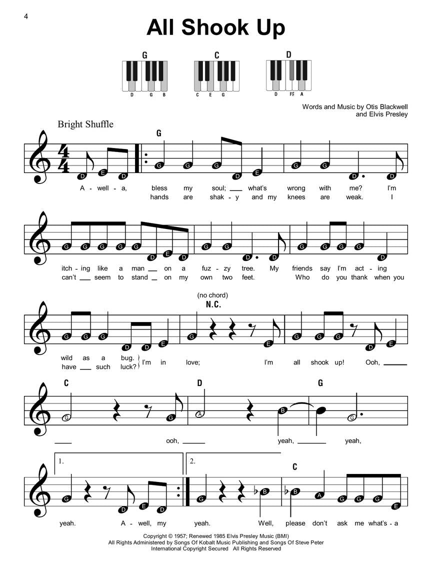 Elvis Presley - Super Easy Piano Songbook