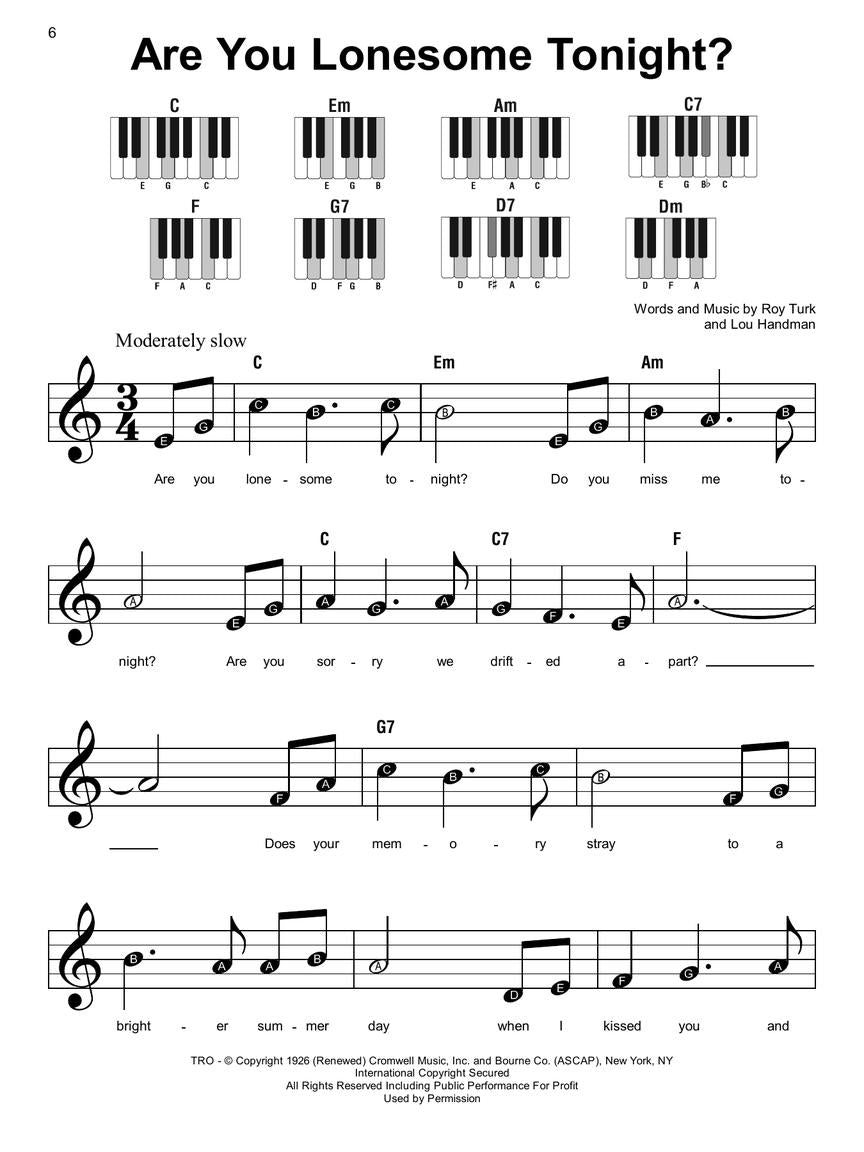 Elvis Presley - Super Easy Piano Songbook