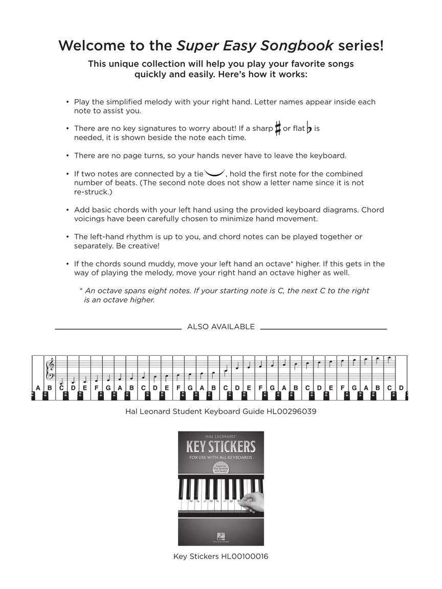 Folk Songs - Super Easy Piano Songbook