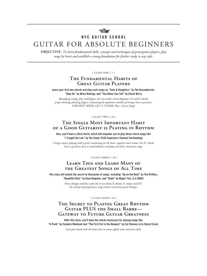 NYC Guitar School - Book 1