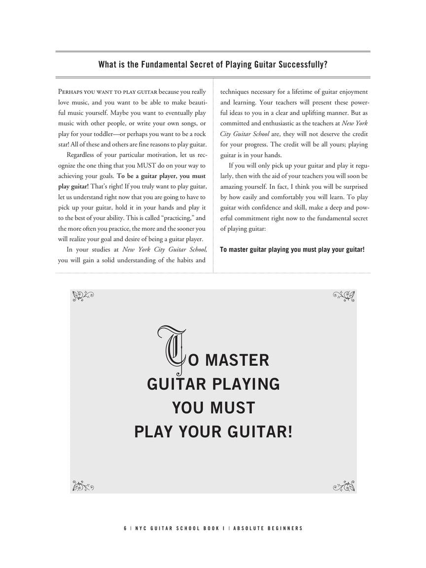 NYC Guitar School - Book 1