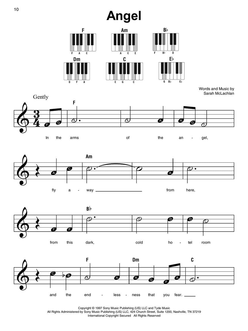 Beautiful Ballads - Super Easy Piano Songbook