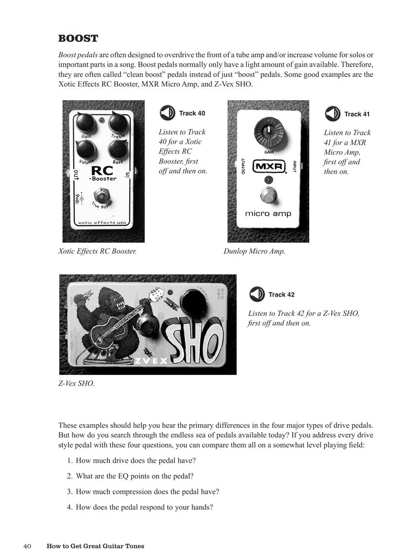 How to Get Great Guitar Tones Book/Ola - Achieve The Best Sound For Any Situation