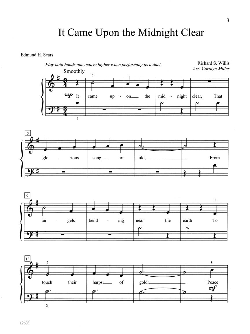 Teaching Little Fingers - More Christmas Carols Book