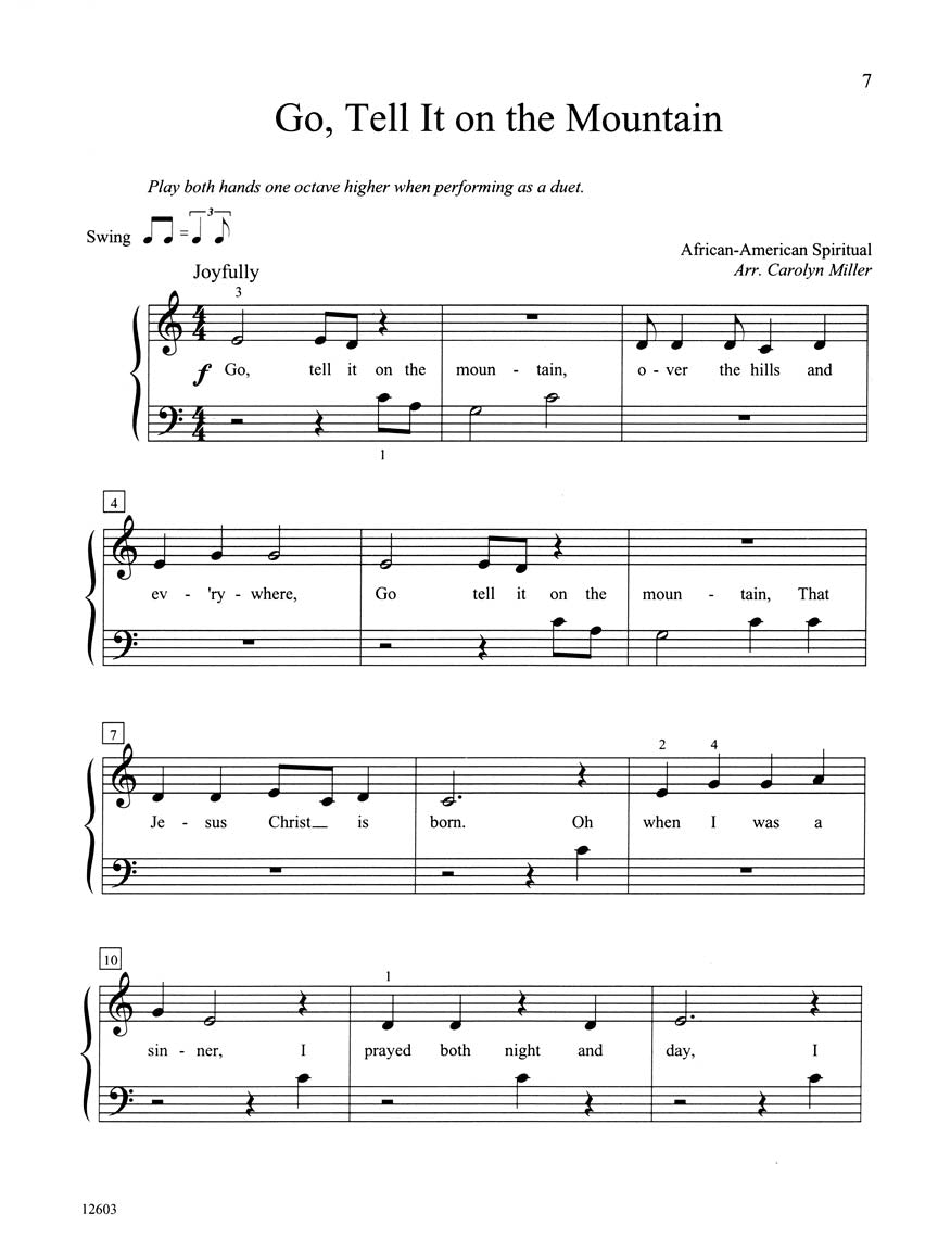 Teaching Little Fingers - More Christmas Carols Book