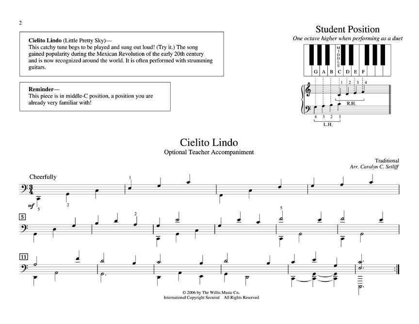 Teaching Little Fingers To Play - Songs From Many Lands Book