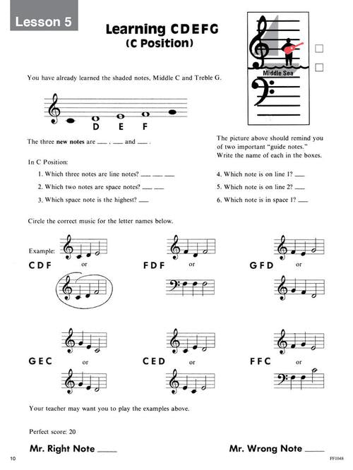 Faber Piano Adventures: I Can Read Music Note Speller Book 1 & Keyboard