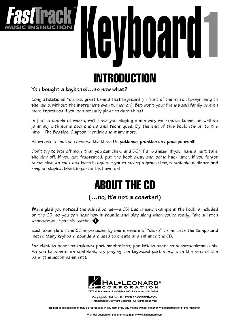 FastTrack Keyboard - Method Book 1 (Book/Ola)