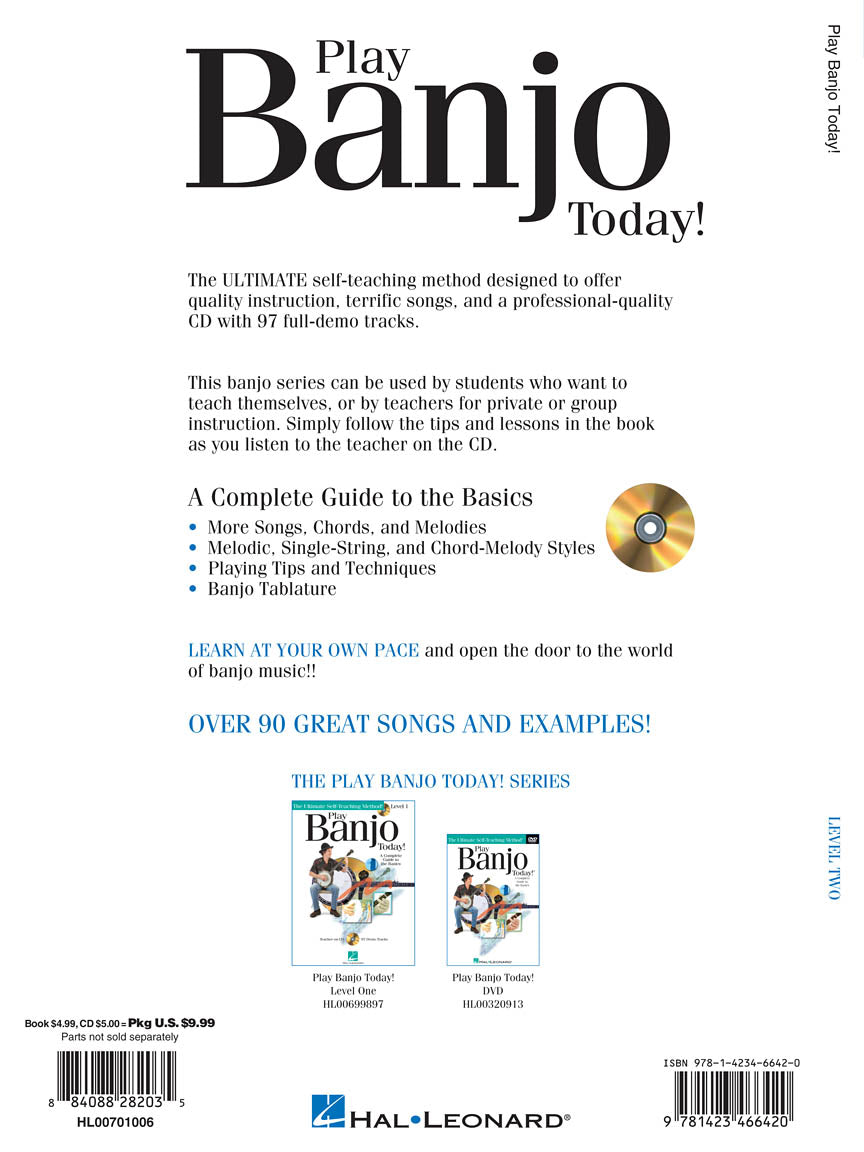 Play Banjo Today Level 2 Book/Cd