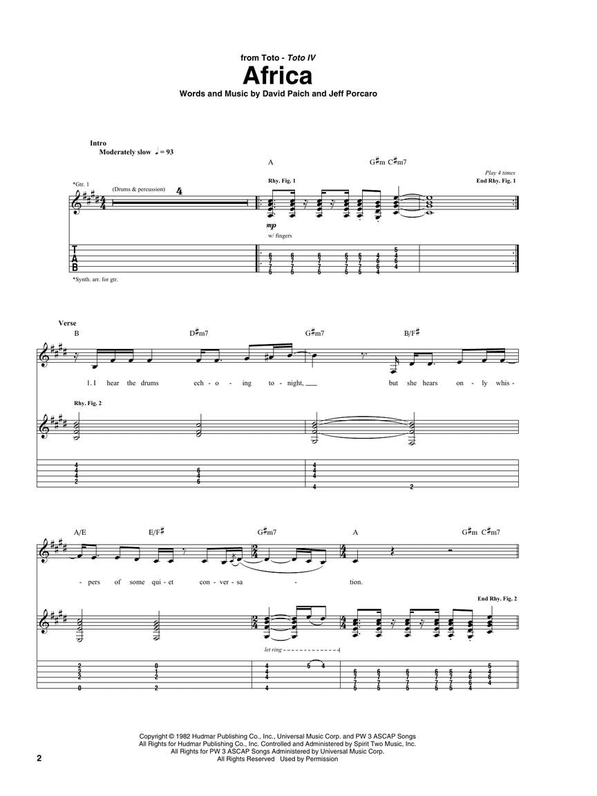 Stranger Things - Guitar Tab Book