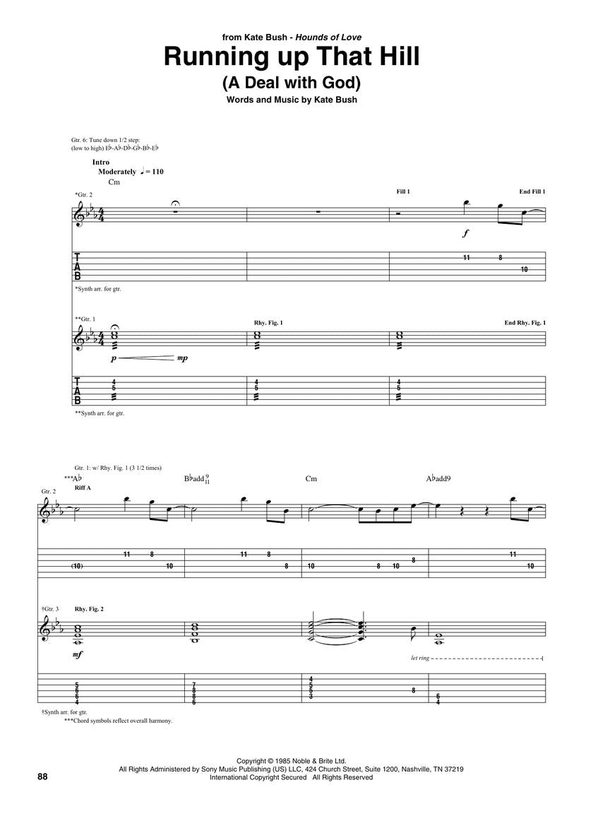 Stranger Things - Guitar Tab Book