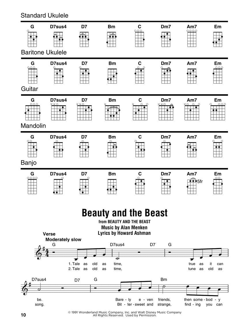 Disney Songs - Strum Together Book