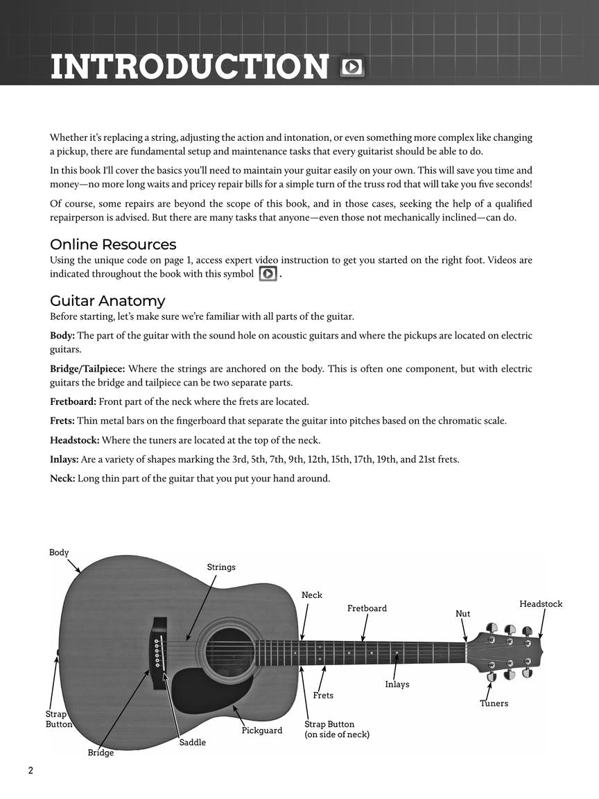 Do It Yourself Guitar Setup & Maintenance Book/Olm