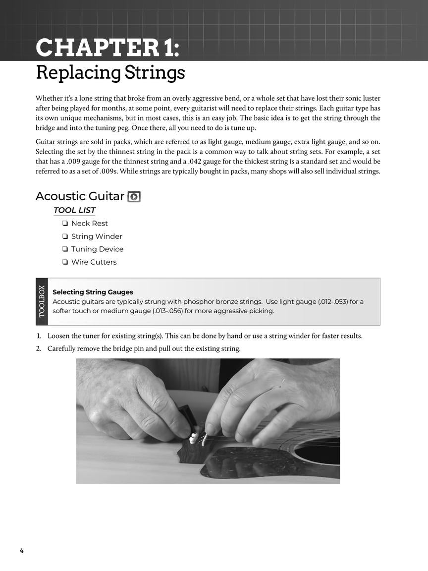 Do It Yourself Guitar Setup & Maintenance Book/Olm