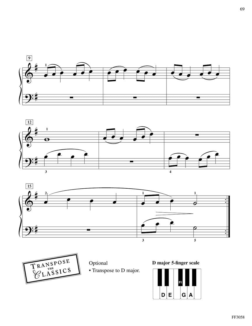 Faber - Preparatory Piano Sight Reading Book