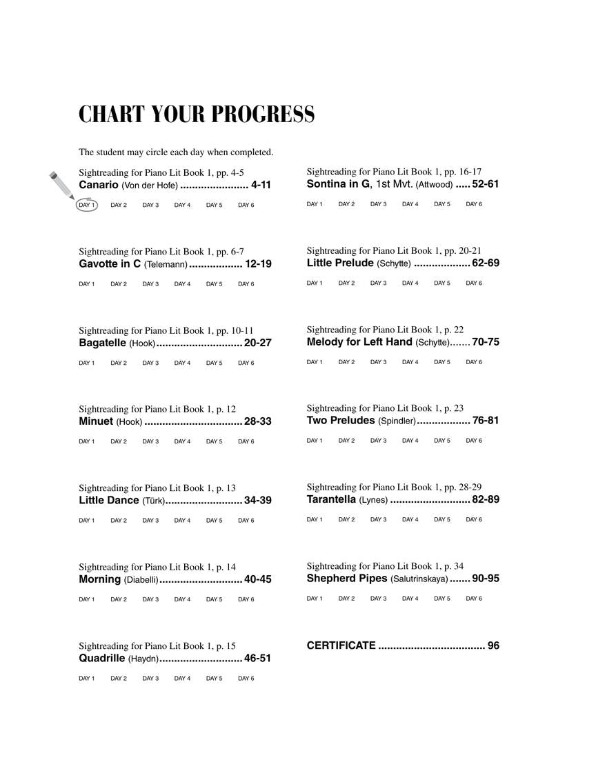 Faber - Late Elementary Piano Sight Reading Book