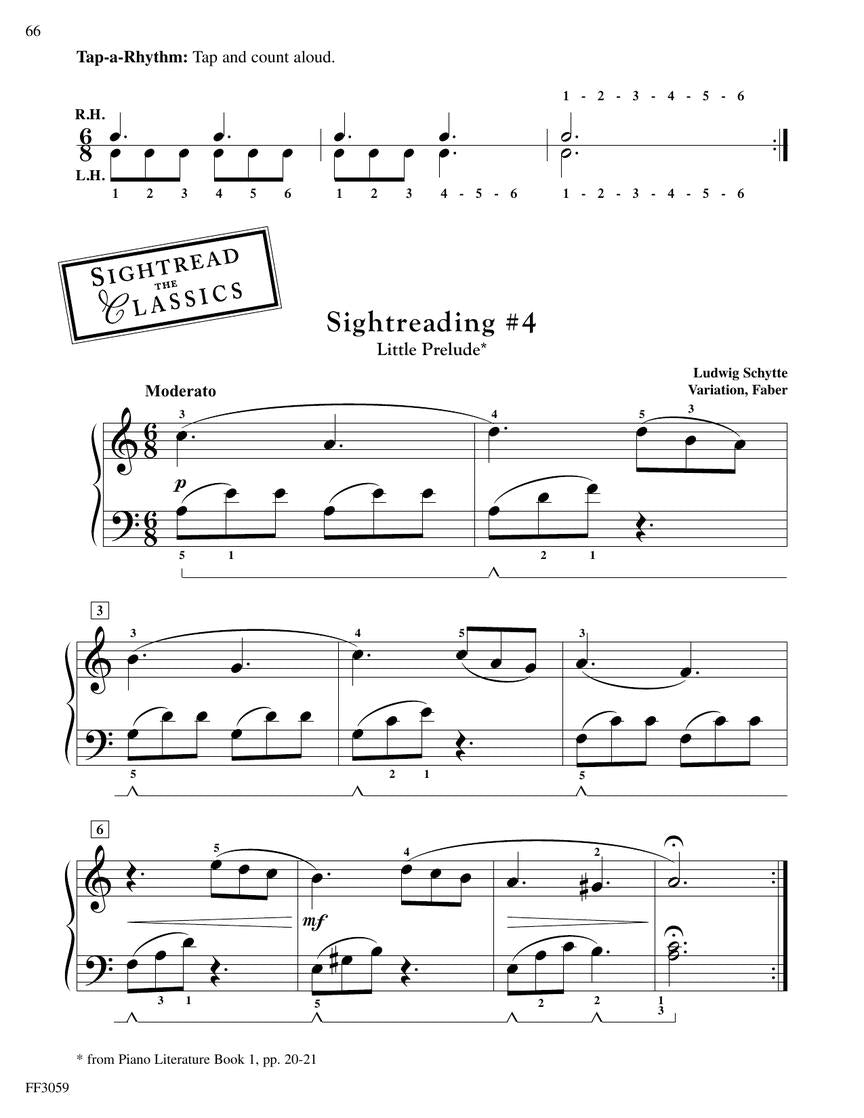 Faber - Late Elementary Piano Sight Reading Book