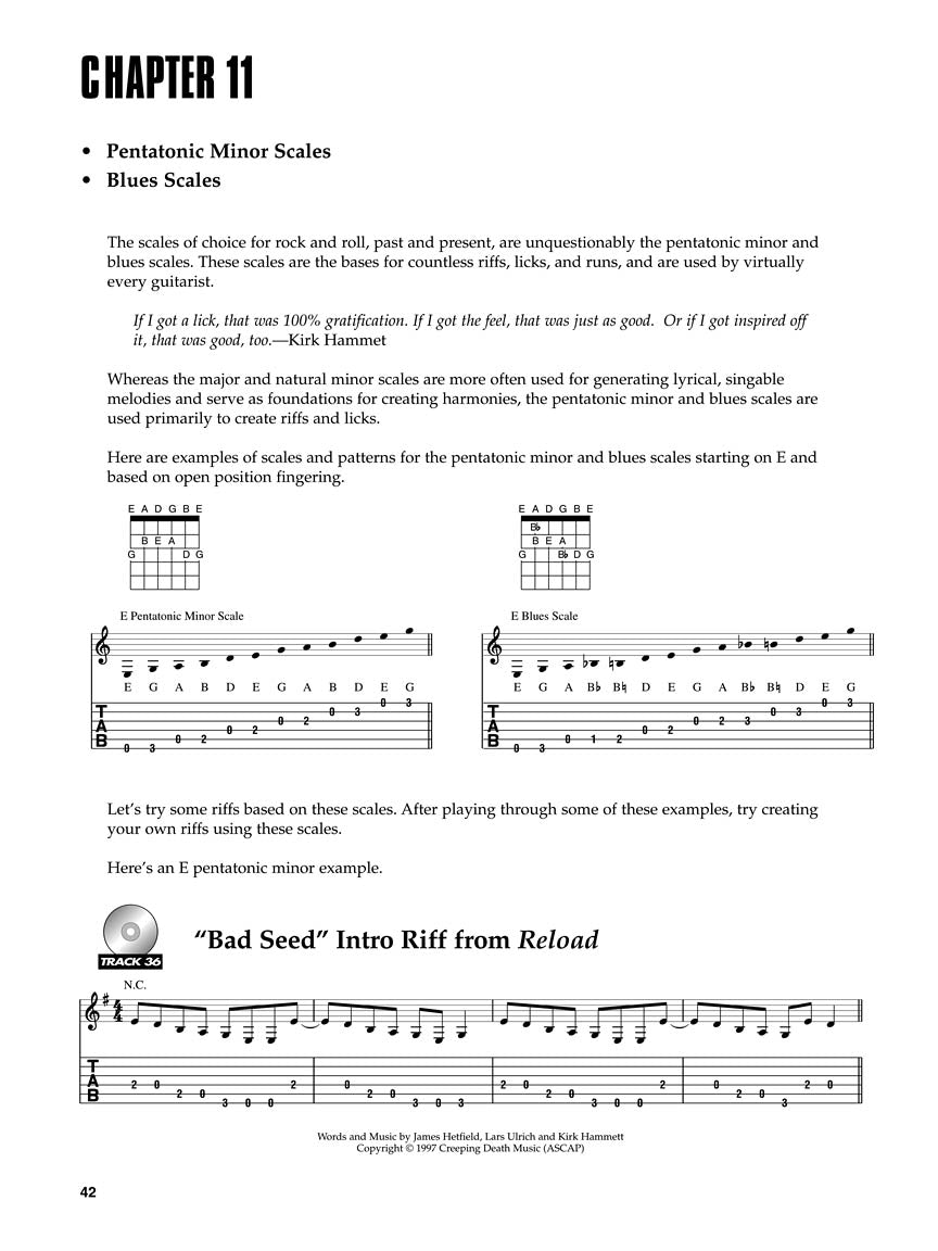 Learn To Play Guitar With Metallica - Book/Ola