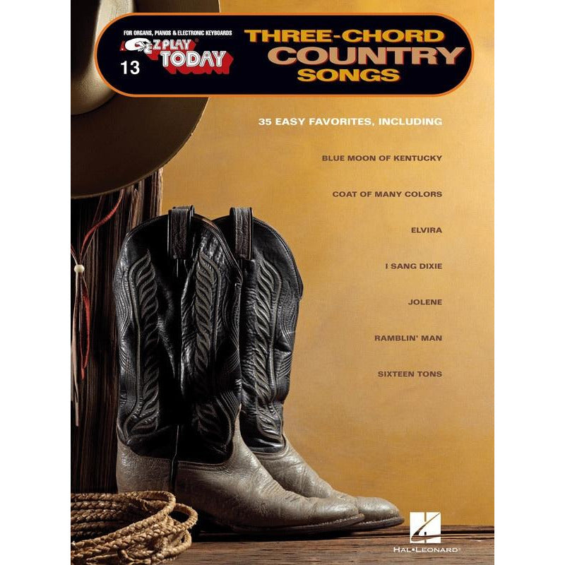 EZ PLAY 013 COUNTRY SONGS THREE CHORD - Music2u