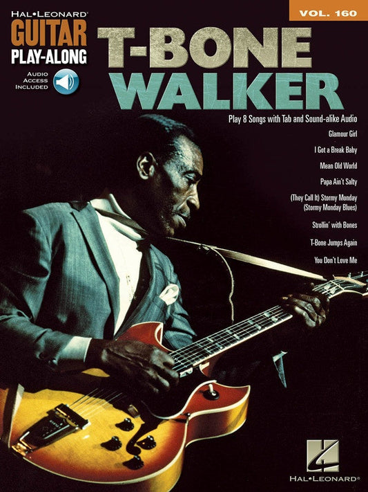 T Bone Walker Guitar Play Along Volume 160 Book/Ola