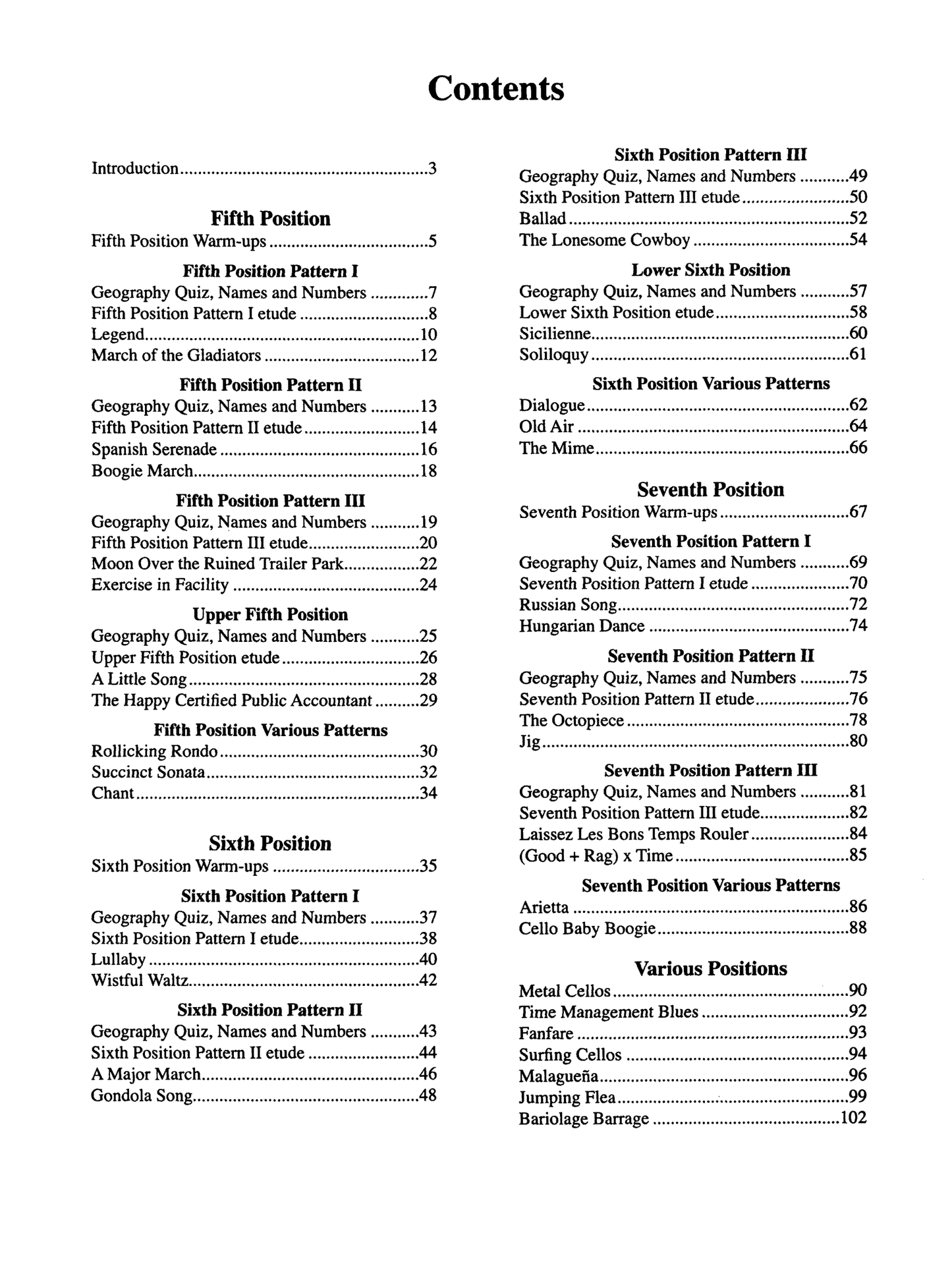 Rick Mooney - Position Pieces For Cello Book 2