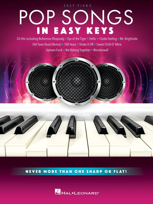 Pop Songs In Easy Keys - Easy Piano Book