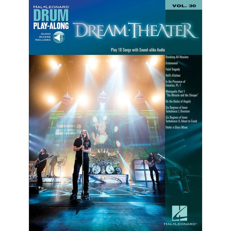 Dream Theater Drum Play Along Volume 30 Book/Ola