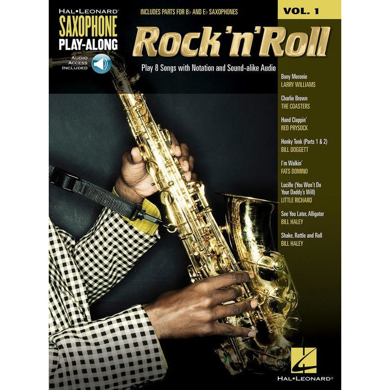 Rock n Roll Volume 1 Saxophone Play Along Book/Cd