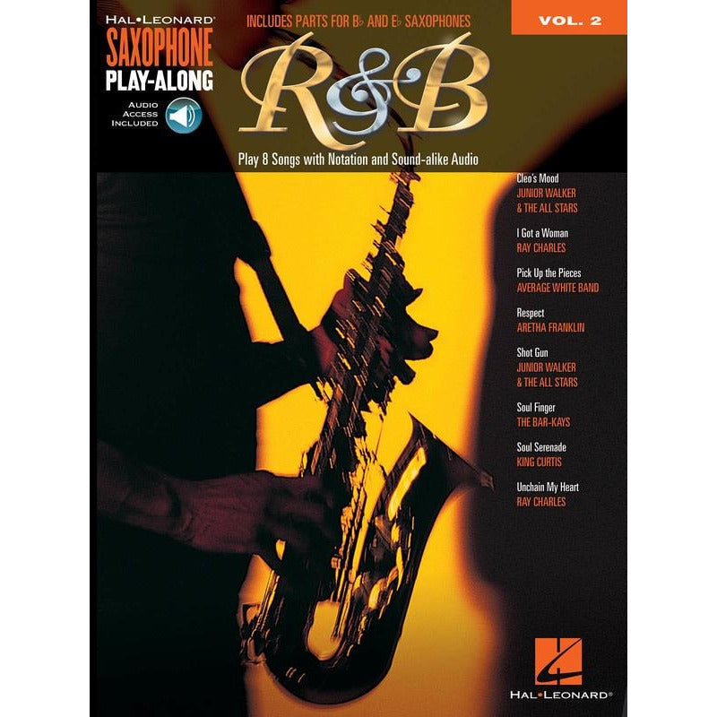 R&B V2 Saxophone Play Along Bk/Cd