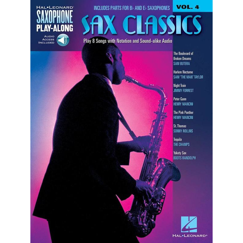 Sax Classics Saxophone Playalong V4 Bk/Ola