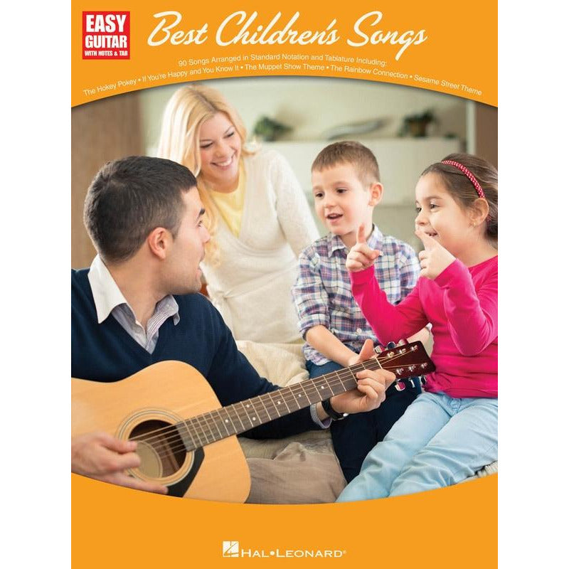 Best Children's Songs Easy Guitar Notes & Tab Book