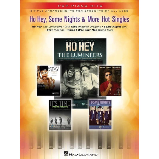 HO HEY SOME NIGHTS & 3 MORE HOT SINGLES POP PIAN - Music2u