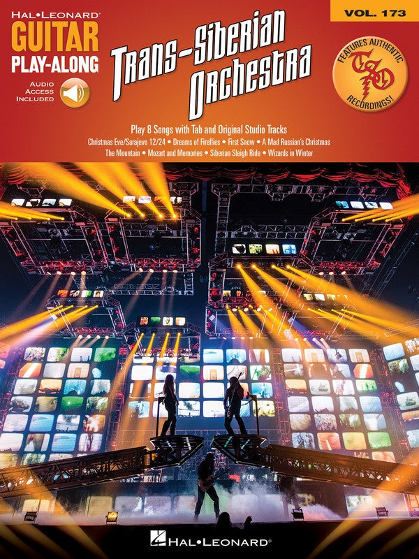 Trans-Siberian Orchestra Guitar Play Along Volume 173 Book/Ola