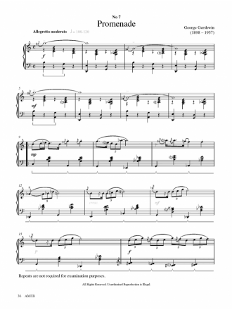 AMEB Piano For Leisure Series 3 - Grade 6 Book