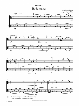 AMEB Viola Series 1 - Grade 1 Book