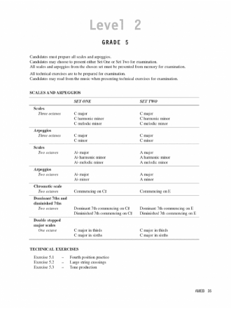 AMEB Viola Technical Work Book (2007)