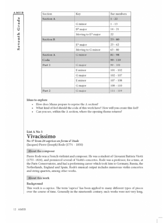 AMEB Violin Series 9 - Grade 7 Recording & Handbook