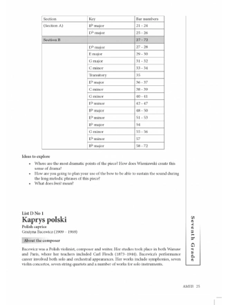 AMEB Violin Series 9 - Grade 7 Recording & Handbook