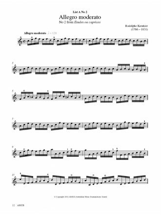 AMEB Violin Series 9 -  Grade 4 Book