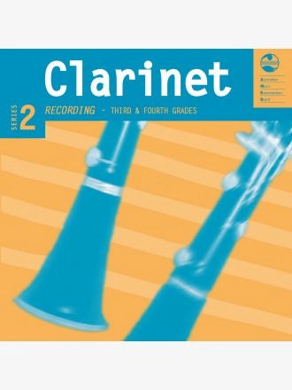 AMEB Clarinet Series 2 - Grade 3 & 4 Cd and Notes