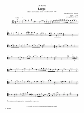 AMEB Double Bass Series 1 - Grade 4 Book