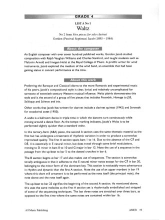 AMEB Clarinet Series 3 -  Grade 3 to 4 Series Recording Handbook/Cd